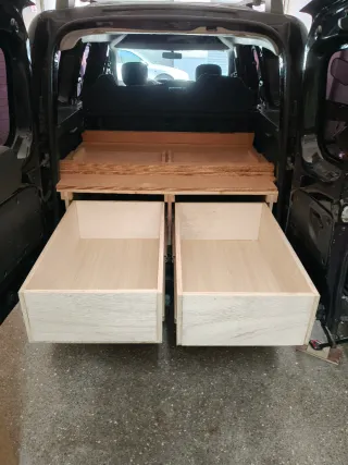 Mueble camperitzación furgonetas pequeñas