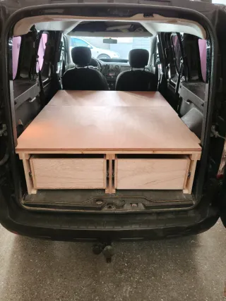 Mueble camperitzación furgonetas pequeñas