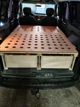 Mueble camperitzación furgonetas pequeñas