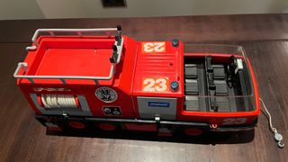 Playmobil: Camión bomberos, yate y excavadora