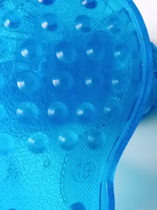 Cangrejeras azules transparentes Talla19