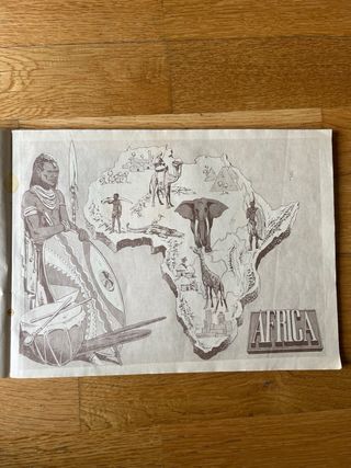 Lote 6 álbumes de cromos animales antiguos