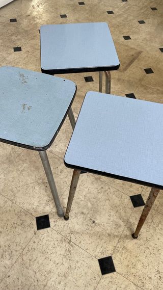 Sgabelli in stile industriale vintage