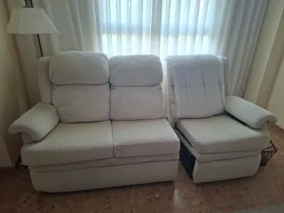 Sofá de 3 plazas beige