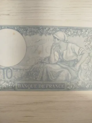Billete 10 Francos 1940 Banque de France