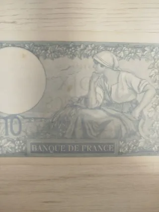 Billete 10 Francos 1940 Banque de France