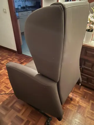 Sillón relax eléctrico piel