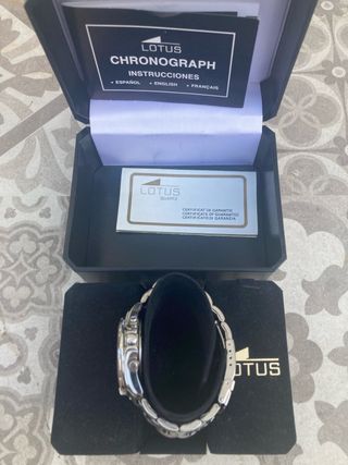 Reloj Lotus Cronógrafo Rojo