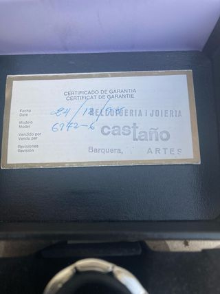 Reloj Lotus Cronógrafo Rojo