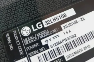 Televisión LG Negra y Plateada