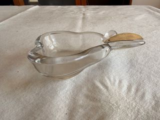 Cenicero / Vacíabolsillos Cristal y Plata