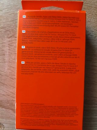 Amazon Fire TV Stick 2a Gen + Cover