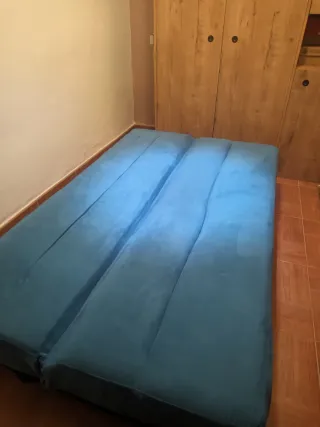 Sofá Cama Azul