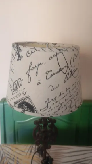 Lampada da tavolo shabby chic