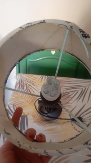 Lampada da tavolo shabby chic