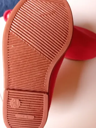 Zapatillas rojas niña Talla 21