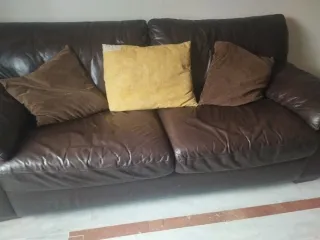 Sofá de Piel marrón