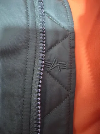 Chaqueta Alpha Industries Verde Naranja
