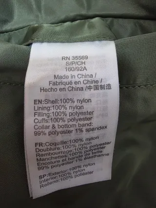 Chaqueta Alpha Industries Verde Naranja