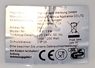 Horno Convección para Reborn