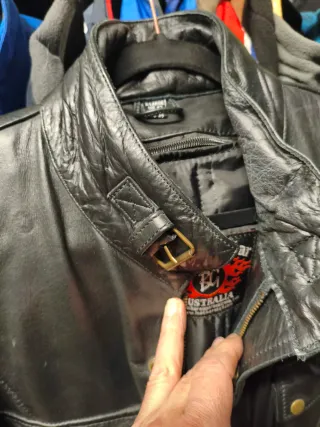 Chaqueta Cuero Bikers Gear Talla 52