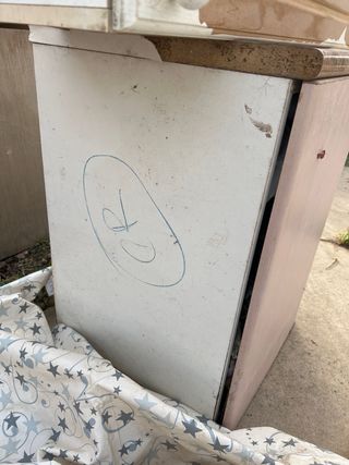 Módulo de Almacenaje Madera e imitación Piedra