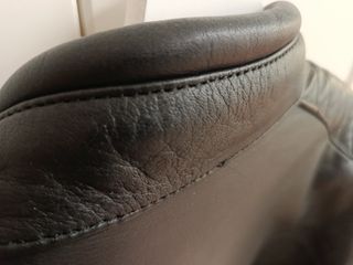 Cazadora de piel para moto