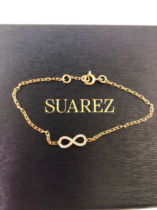 Pulsera Infinito Oro y Diamantes