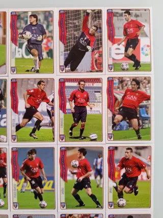 CLUB AT. OSASUNA - MUNDICROMO LAS FICHAS LIGA 2005