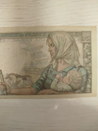 Billete 10 Francos Franceses 1949