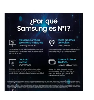 Televisor Samsung TU65U7025 65"comprado 09-04-26