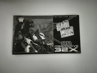 Lote Manuales Sega 32X: Virtua Racing y Moto Cross