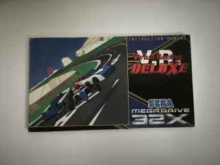 Lote Manuales Sega 32X: Virtua Racing y Moto Cross