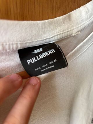 Lote 2 camisetas Pull And Bear Talla L