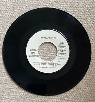 Ray Parker Jr. Ghostbusters Vinilo Promocional