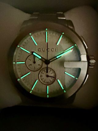 Reloj Gucci G-Chrono Oro y Plata