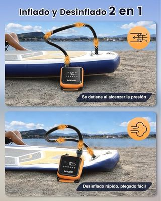 NUEVO Bomba Inflador Paddle Surf 20PSI 2En1