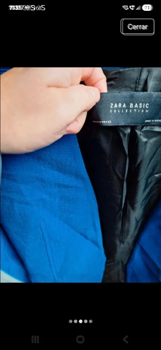 Blazer ZARA blu taglia M piccola