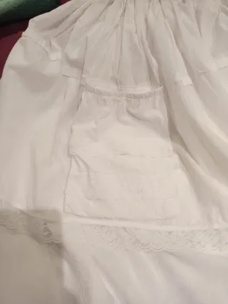 Enaguas fallera/regional niña blancas