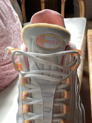 Nike Air Max 95 Mujer Rosa Blanco