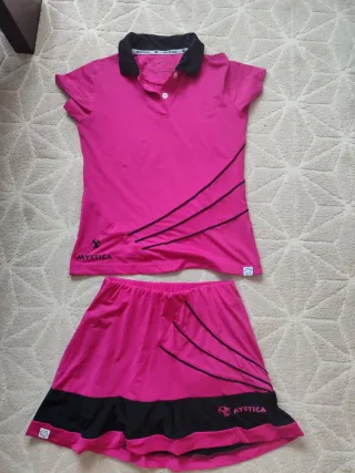 Conjunto pádel/tenis mujer rosa Mystica