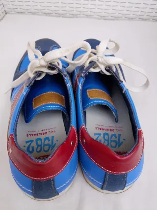 Scarpe uomo Mirafiori blu/rosse taglia 42