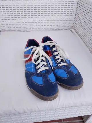 Scarpe uomo Mirafiori blu/rosse taglia 42