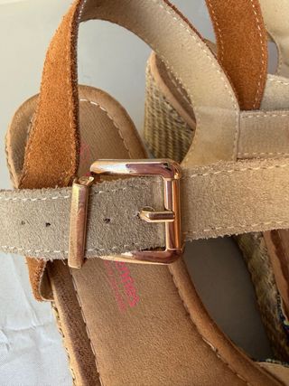 Sandalias cuña Les Tropéziennes multicolor