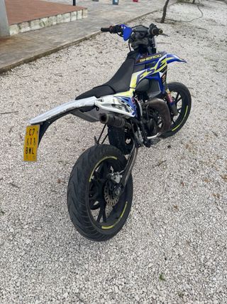 Sherco 50cc Motocross Azul/Blanco/Amarillo