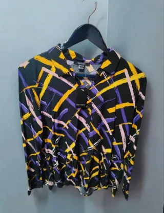 Camisa estampada multicolor