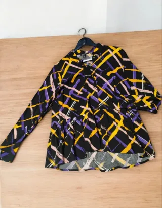 Camisa estampada multicolor