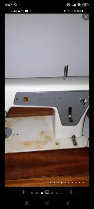 Máquina de coser Singer años 60/70