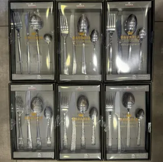 Set Posate Bavaria Argento 24 Pezzi