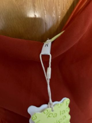 Vestido fiesta Granate asimétrico